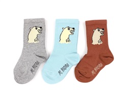 Mini Rodini socks polar bear (3-Pack)